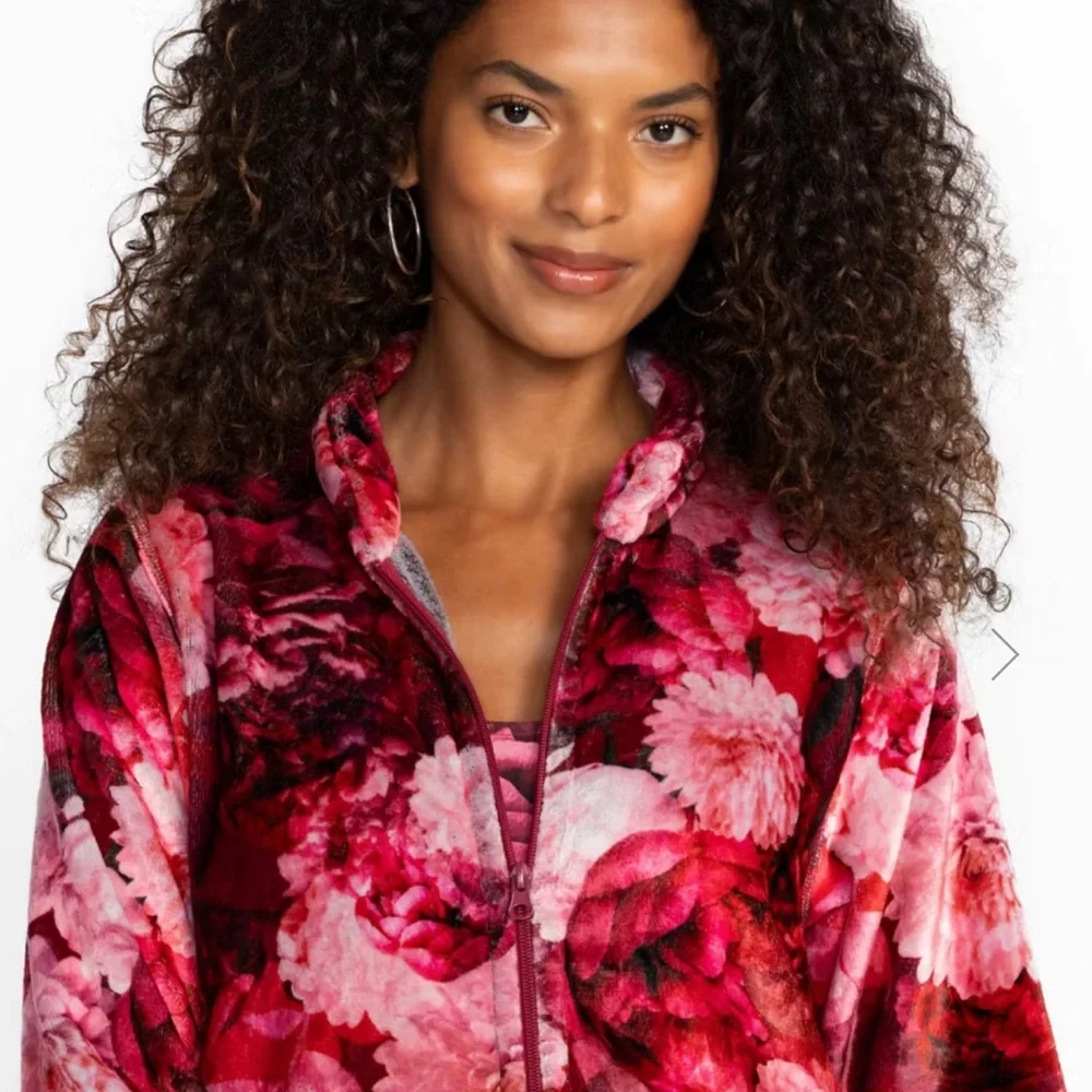 Johnny Was  Zip Up Robe - Picture 3 of 4